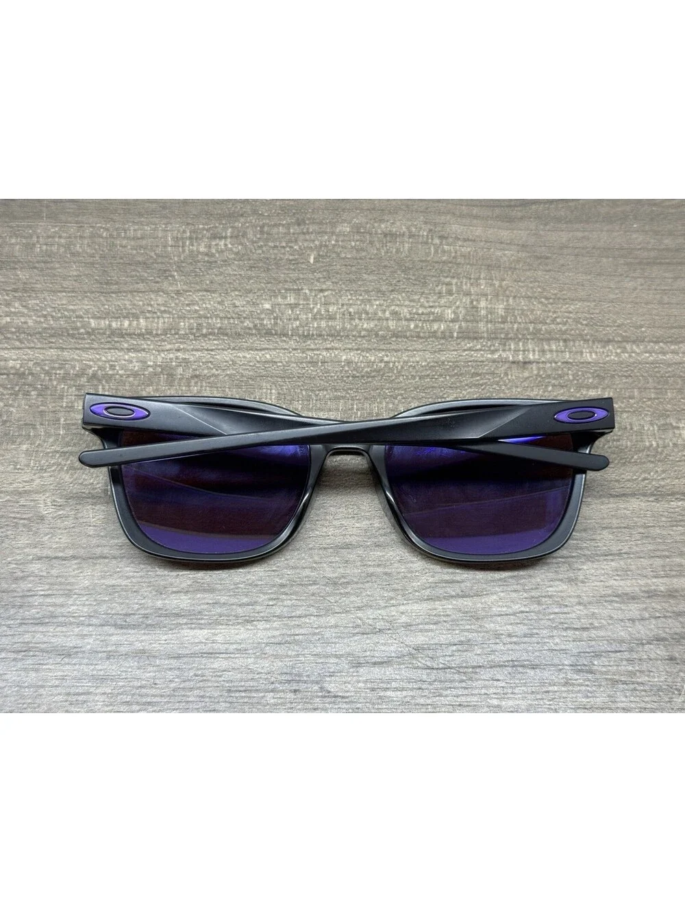 Oakley OJECTOR 9018-0355 Sunglasses Matte Black w/Prizm Violet Iridium **READ**